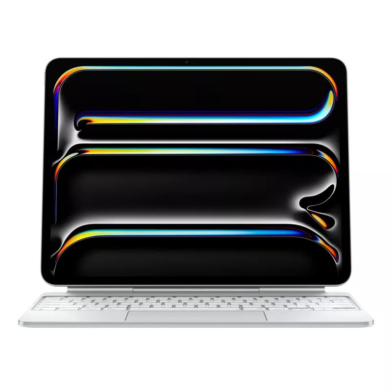 Tastiera Apple Magic per iPad Pro 13 pollici M4 tedesca bianca QWERTZ trackpad