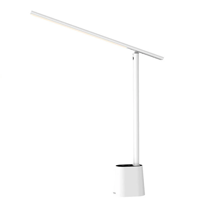 Lampada da tavolo Baseus Smart Eye Folding Rechargeable White — lampada LED da tavolo pieghevole, batteria ricaricabile, braccio e testa regolabili