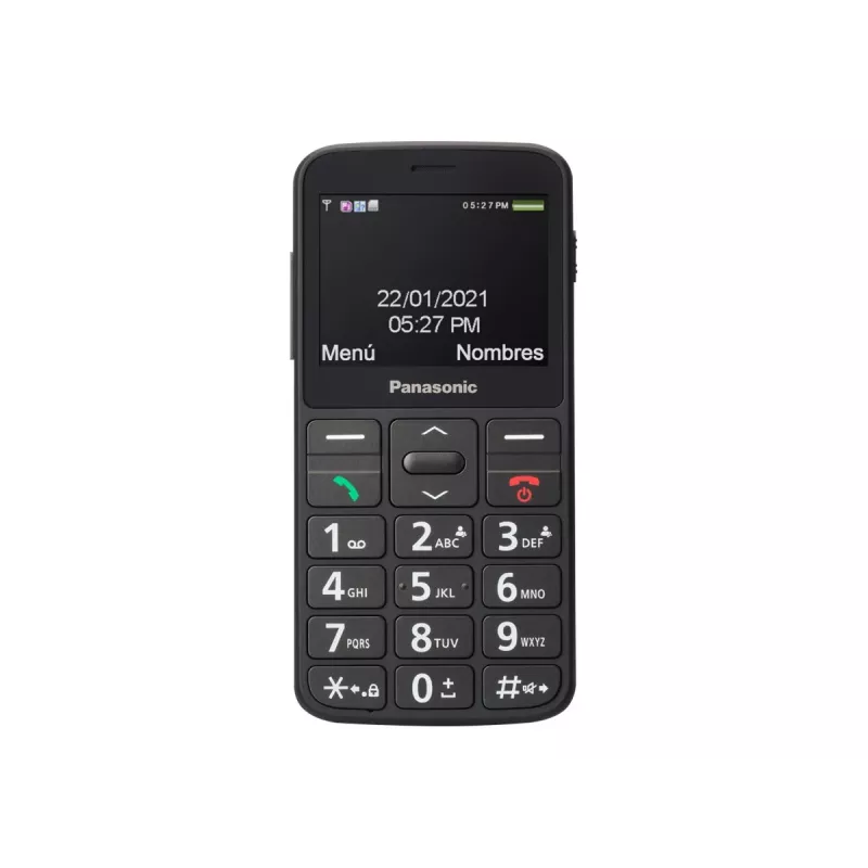 Telefono cellulare Panasonic KX-TU160 — TFT 2,4 inch, Single SIM, 2G, 320×240, Bluetooth, USB-C, fotocamera 0,3 MP, nero