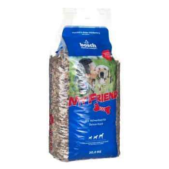 Crocchette per cani Bosch MY FRIEND, pollo, sacco da 20 kg, razze di taglia media adulte (11–25 kg), proteine 20%, grassi 7%