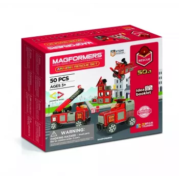 MAGFORMERS set di emergenza — costruzioni magnetiche per veicoli di soccorso e scenari
