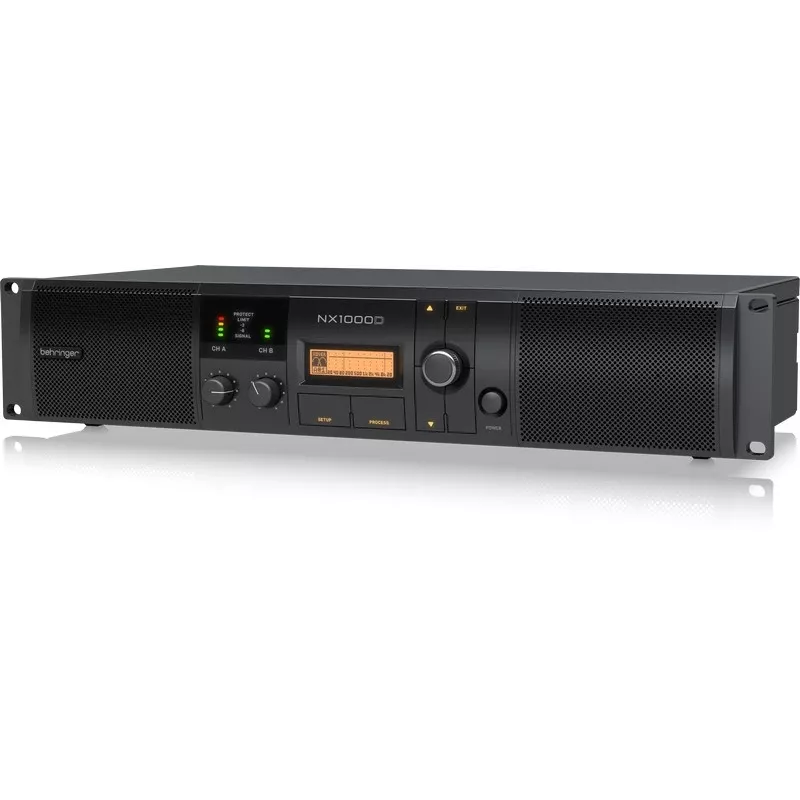 Behringer NX1000D amplificatore audio performance/palco nero