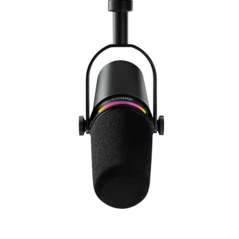 Shure MV7+-K-BNDL - microfono per parlato/canto con connessione XLR/USB-C, nero + stativo da tavolo GATOR