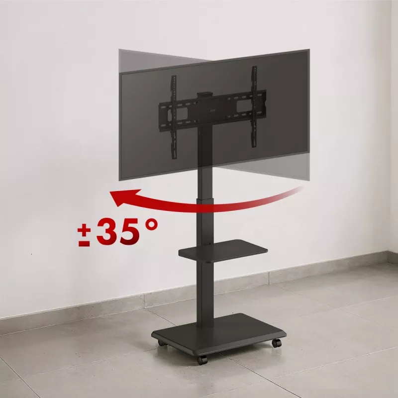 Supporto TV ergo office ER-304 B, portata max. 50 kg, VESA 600x400