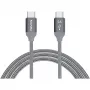 Cavo USB Nevox 1654 USB 2.0 2 m USB C grigio argento