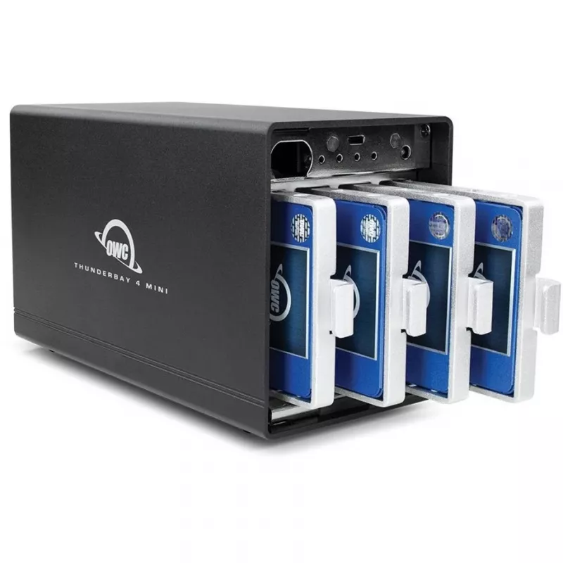 ThunderBay 4 mini, box per unità nero, case Thunderbolt 3 professionale per 4 unità HDD/SSD
