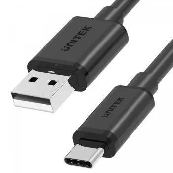 Cavo dati e di ricarica USB-C a USB-A Unitek C14067BK 1,5 m, nero, connettore maschio USB-C a connettore maschio USB-A