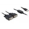 Cavo seriale DeLOCK 2x RS232/USB 2.0 nero 61886