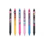 Penna a sfera retrattile cancellabile con rivestimento in gomma CoolPack Disney Stitch nero