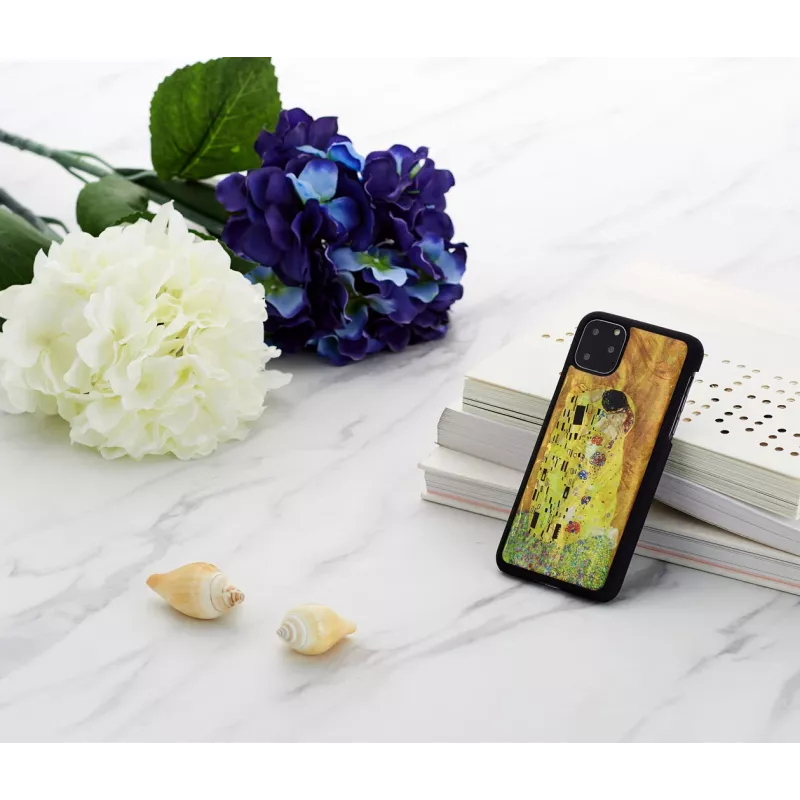 Custodia per smartphone iKins per iPhone 11 Pro Max – design bacio nero, custodia protettiva