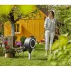 Tromba con supporto a pavimento Gardena RollUp Automatic nero grigio