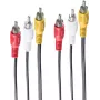 Adattatore per cavo video ShiverPeaks BS90024 2 m 3xRCA