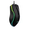 Mouse da gaming cablato riscaldato ActiveJet AMY-W390 — ambidestro, ottico 2000 DPI, USB Type-A, 4 tasti, nero