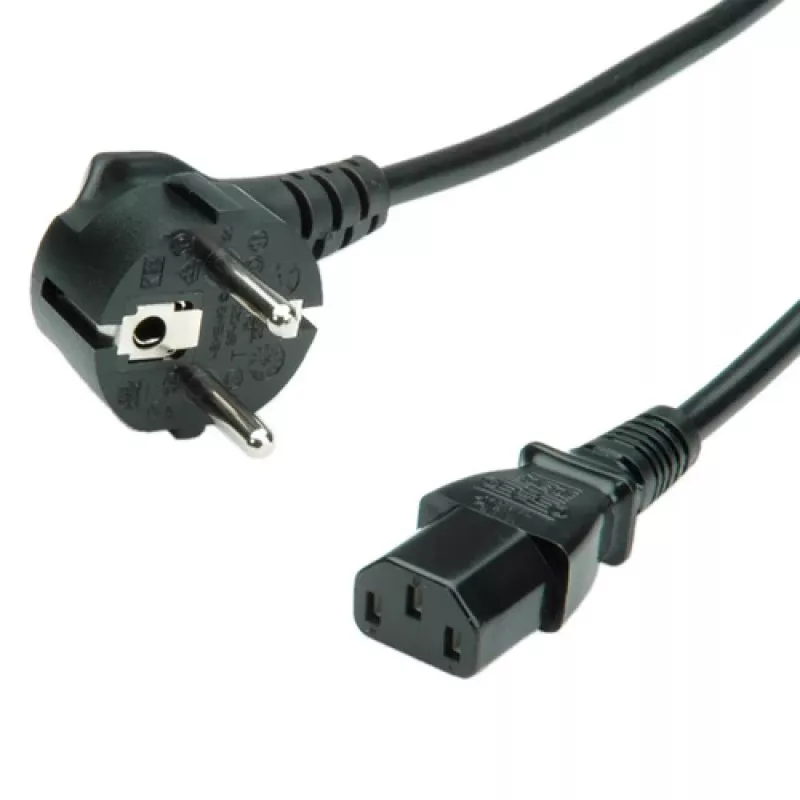Cavo di alimentazione VALUE 1,8 m dritto connettore IEC