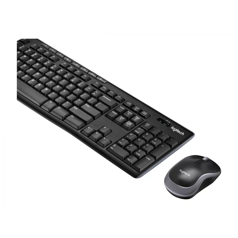 Set tastiera e mouse wireless Logitech MK270