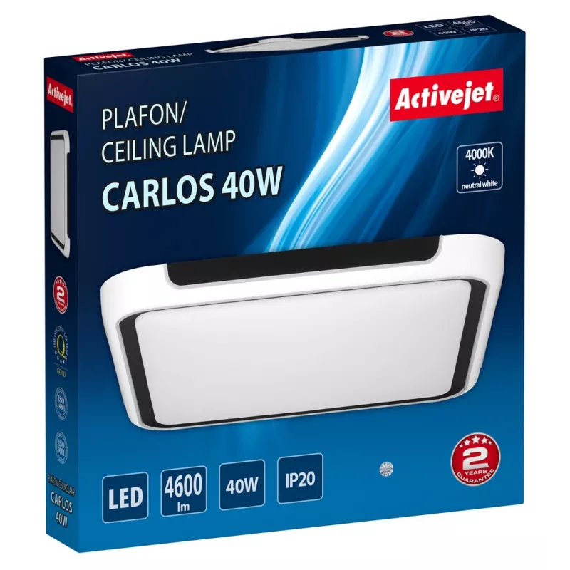 Plafoniera LED Activejet AJE-CARLOS 40W