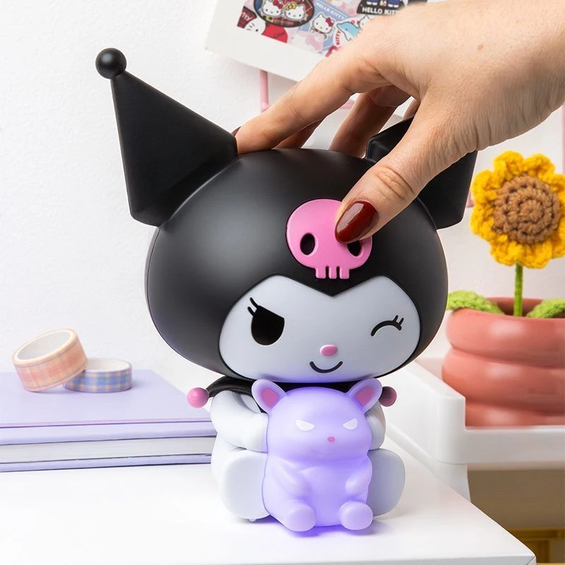 Luce notturna da tavolo Paladone Hello Kitty Kuromi GloBuddies modello PP14396KUR