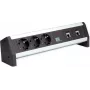 Bachmann DESK 3xCEE7/3 2x modulo CM-CAT6A – Modulo da tavolo per alimentazione e rete