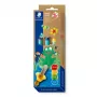 Set di pennelli Staedtler 98940-SBK3 — setole sintetiche tonde, 3 pezzi
