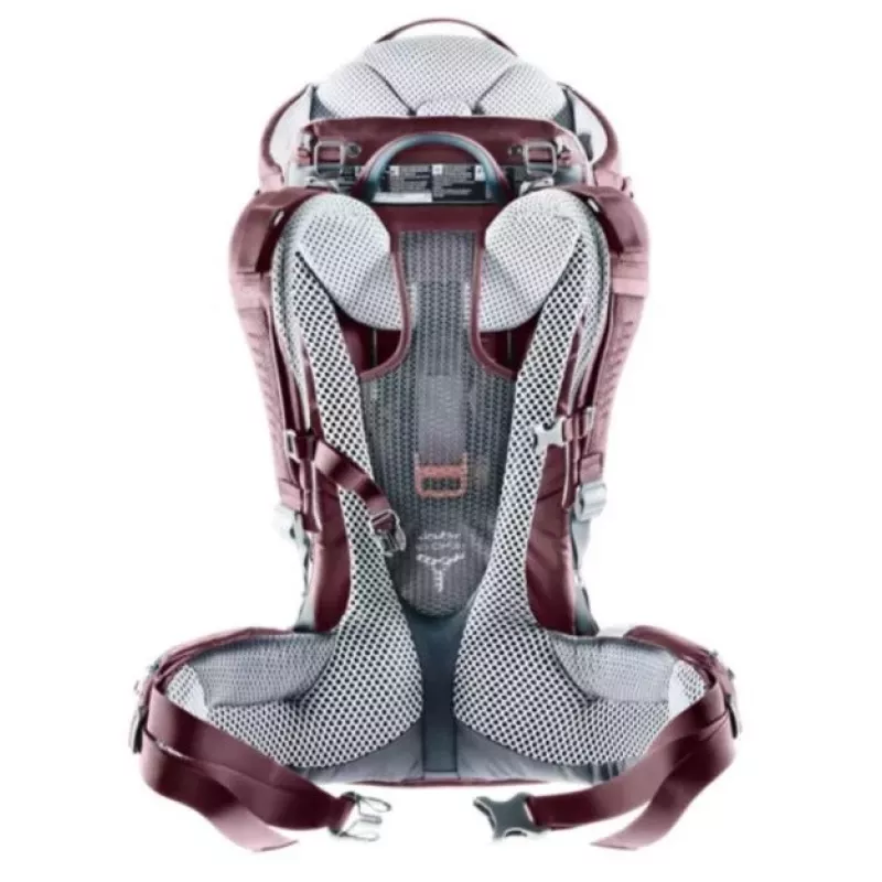 Zaino porta-bebè Deuter Kid Comfort poliammide rosso