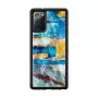 Custodia protettiva iKins per Samsung Galaxy Note 20, azzurro cielo, fit sottile