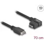 Cavo USB DeLOCK 10 Gbit/s Type-E Key A 20 pin connettore maschio su connettore femmina USB Type-C angolato 70 cm