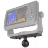 RAM Mounts RAM-111BU supporto a sfera universale per elettronica marina, sfera 1,5″ taglia C, piastra 6,25 x 2″