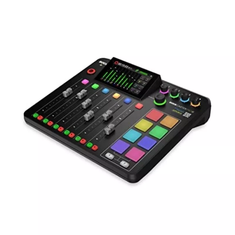 RØDE RØDECaster Pro II studio di produzione podcast, XLR, jack, USB-C, nero