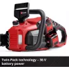 Motosega a batteria EINHELL GP-LC 36/40 Li BL-Solo 36V (2x18V) rosso/nero — senza batteria e caricabatterie