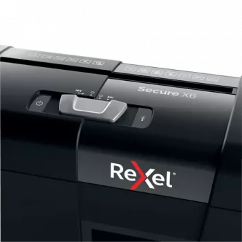 Distruggidocumenti Rexel Secure X6 a taglio a particelle P4, taglio a particelle, 4 x 40 mm, 10 l, 100 fogli, 68 dB, 6 fogli