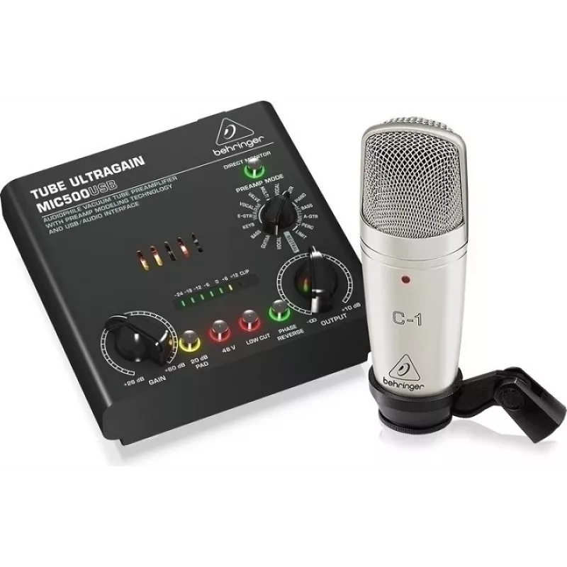 Microfono Behringer Voice Studio - kit di registrazione e podcasting