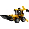 Set da costruzione LEGO Technic Backhoe Loader 42197 — sterzo articolato, caricatore funzionante, 104 pezzi, età consigliata 7+