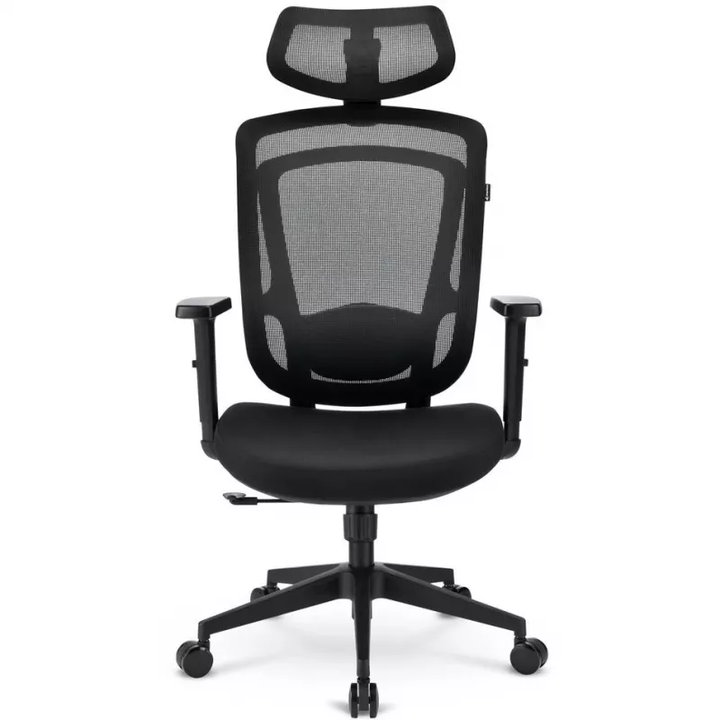 Sedia da ufficio Sharkoon OfficePal C10 – nero, design ergonomico, regolabile in altezza