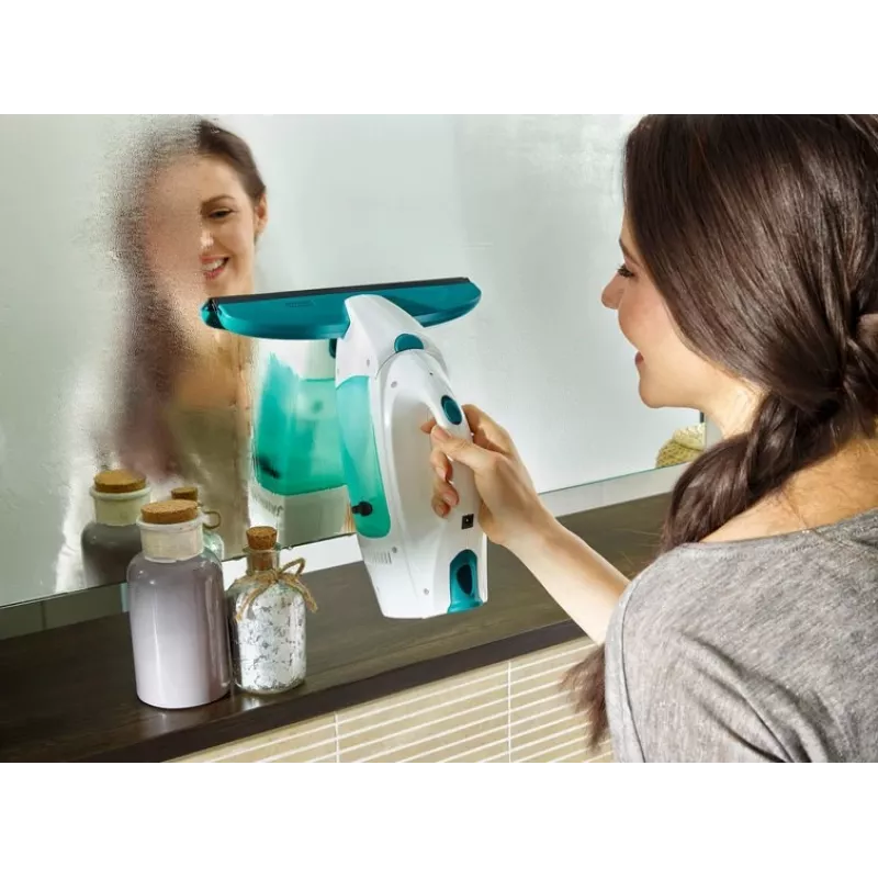 Leifheit puliscivetri Window Vacuum Glass Cleaner Dry&Clean con manico e spazzola 51003
