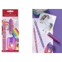 Set da scrittura Faber-Castell Unicorn Pink — modello 111518, varie penne e accessori