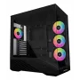 Lian Li Vector V100 G99.V100RX.00 case PC Midi Tower, ATX, RGB, vetro temperato, nero