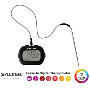 Termometro digitale a lettura istantanea Salter 515 BKCR, impermeabile, per alimenti