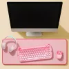 Tappetino da scrivania XXL per mouse e tastiera, rosa