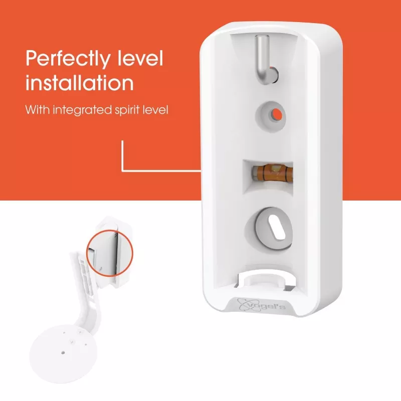 Supporto da parete Vogels | Supporto da parete per diffusore per Sonos Era 100 | Inclinabile, orientabile | Portata massima 7 kg | Bianco