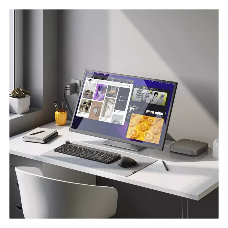 Alogic TFT 32 Clarity Touch 4K 60Hz+webcam+supporto pieghevole+touch