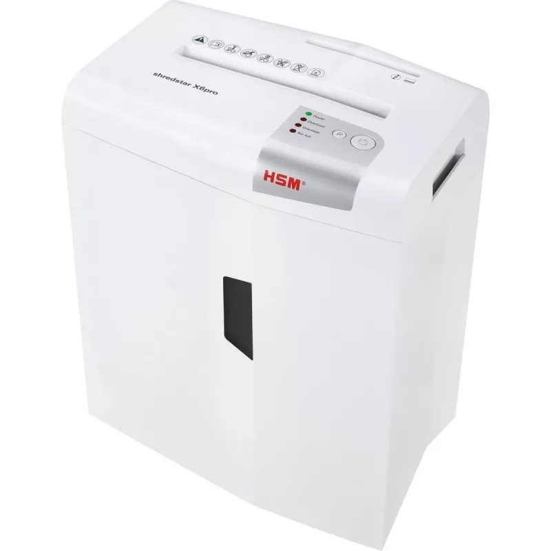 HSM shredstar X6pro distruggidocumenti, 2 x 15 mm + meccanismo di taglio CD separato