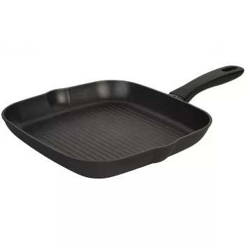 Padella per griglia BALLARINI 75002-924-0 quadrata nera 28 cm