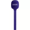 Copertura per microfono (viola) per Rode Interview GO Lavalier-Kit – accessorio filtro pop/antivento