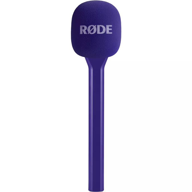 Copertura per microfono (viola) per Rode Interview GO Lavalier-Kit – accessorio filtro pop/antivento