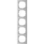 Placca 5 posti alluminio MEG4050-3660 (MEG4050-3660)