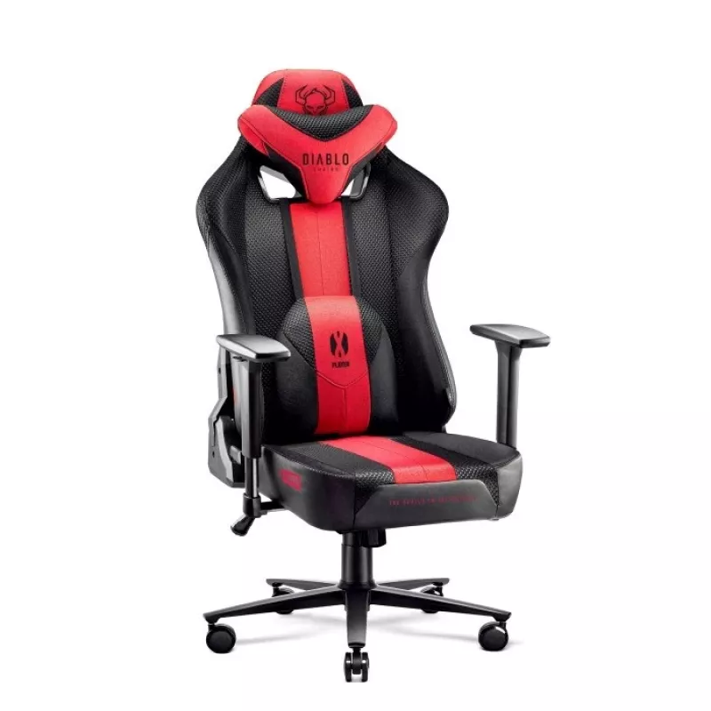 Diablo X-PLAYER 2.0 sedia da gaming normale Crimson antracite