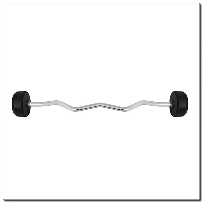 Bilanciere fisso HMS GSL50 / barra gommata sagomata 50 kg