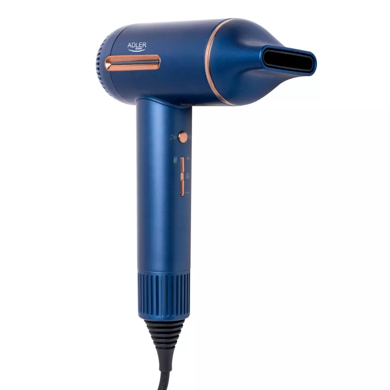 Adler Asciugacapelli | AD 2271 SUPERSPEED | 1500 W | Numero di livelli di temperatura 6 | Funzione ioni | Accessorio diffusore | blu
