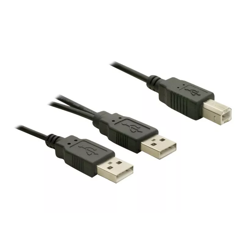 Cavo USB DeLOCK USB-B/USB-A 1 m nero