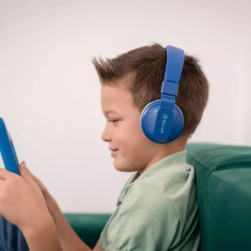 Cuffie Tellur Buddy Bluetooth over-ear blu